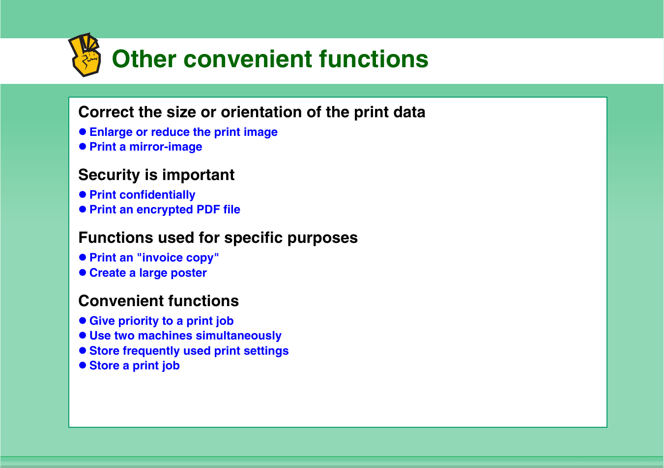 Other convenient functions | Sharp MX-M264N User Manual | Page 17 / 794