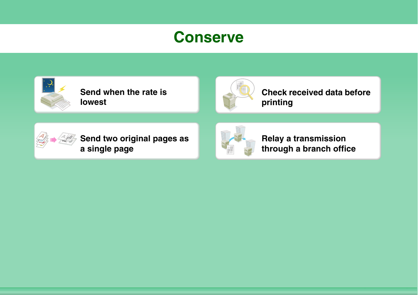 Conserve | Sharp MX-M264N User Manual | Page 19 / 794