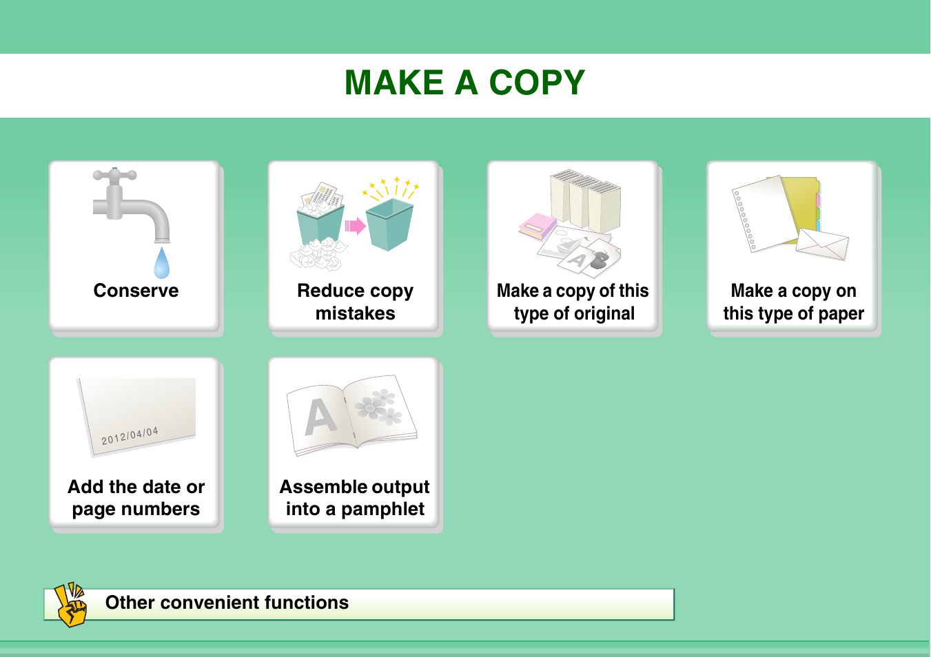 Make a copy | Sharp MX-M264N User Manual | Page 2 / 794