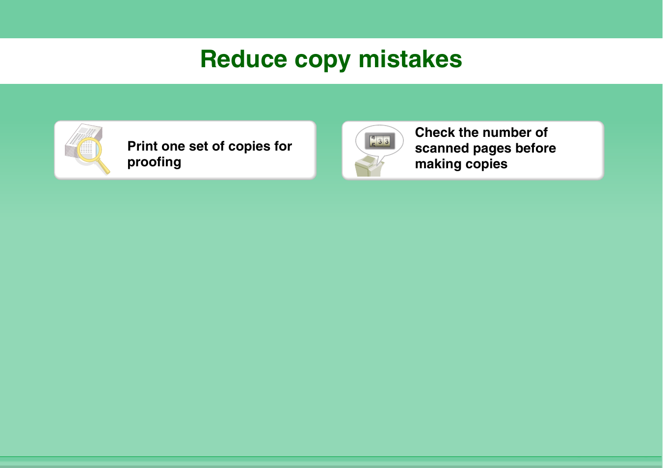 Reduce copy, Mistakes, Reduce copy mistakes | Sharp MX-M264N User Manual | Page 4 / 794