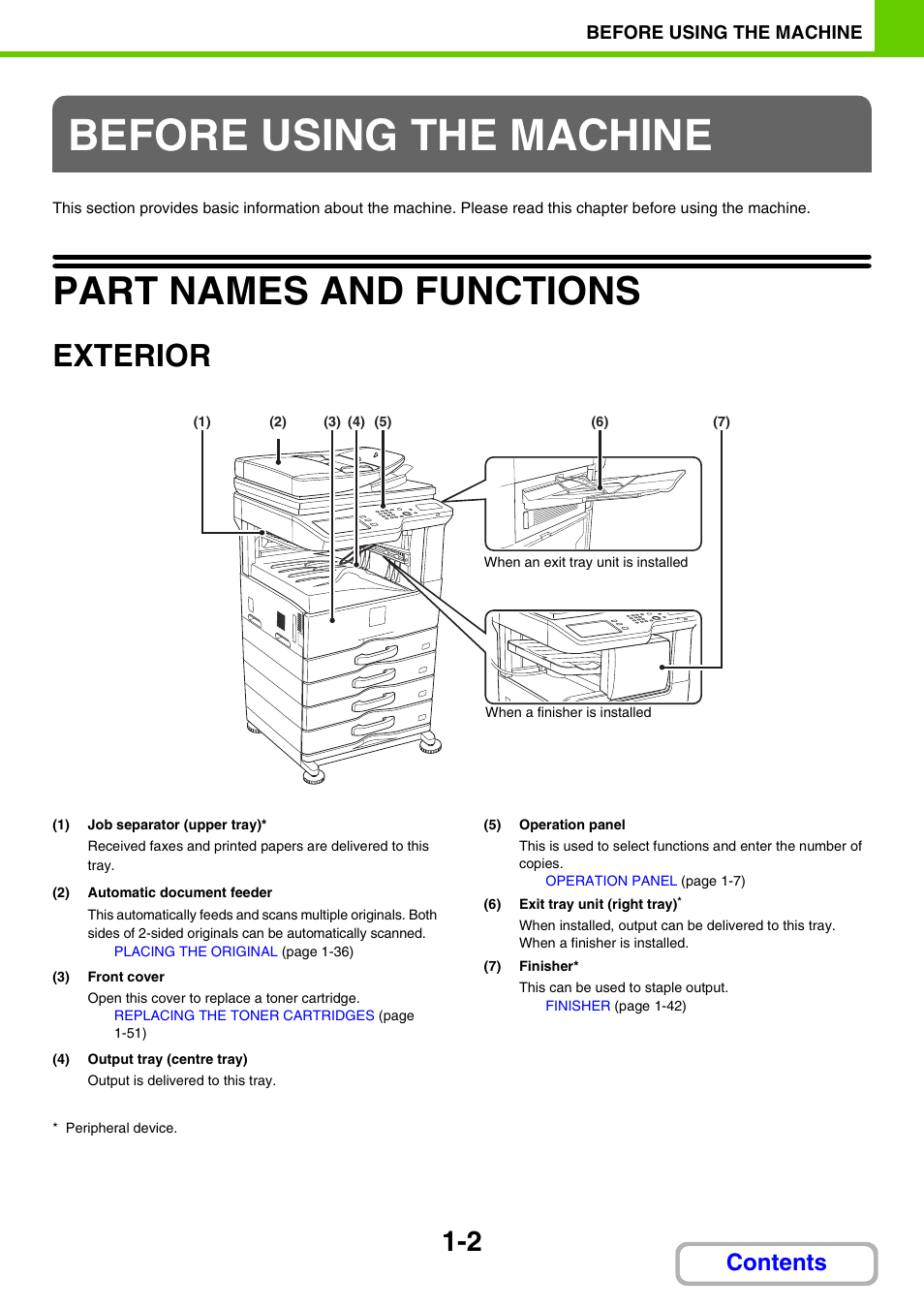 Sharp MX-M264N User Manual | Page 43 / 794