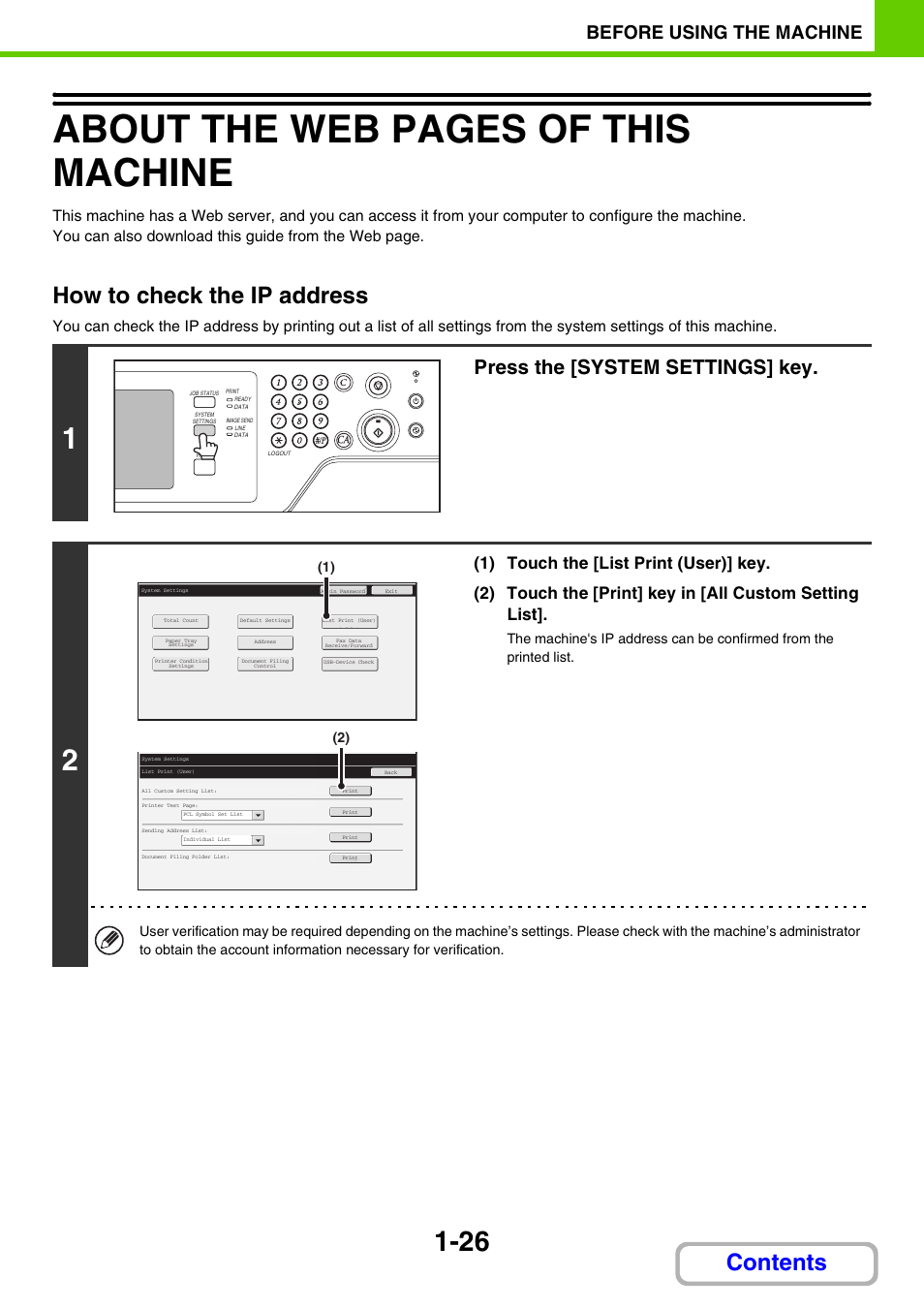 Sharp MX-M264N User Manual | Page 67 / 794