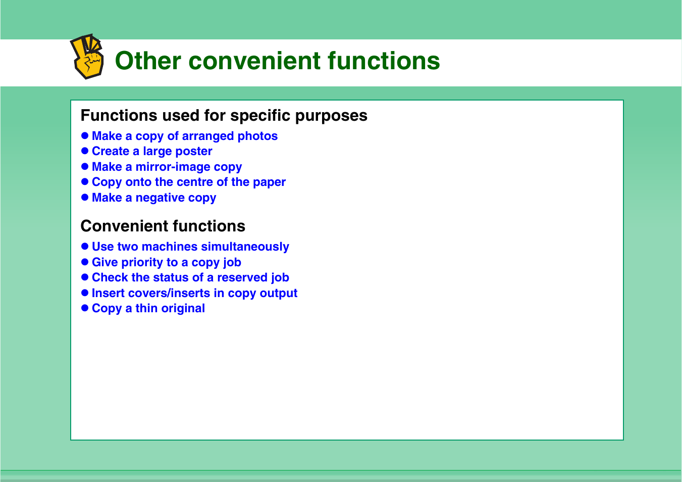 Other convenient functions | Sharp MX-M264N User Manual | Page 9 / 794