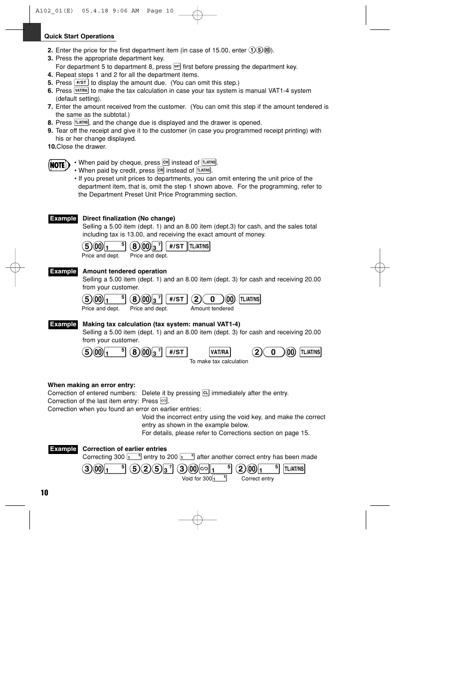 ! 8:# st, ! 8:# s 20: t, ! 8:# s v 20: t | Sharp XE-A102B User Manual | Page 12 / 140