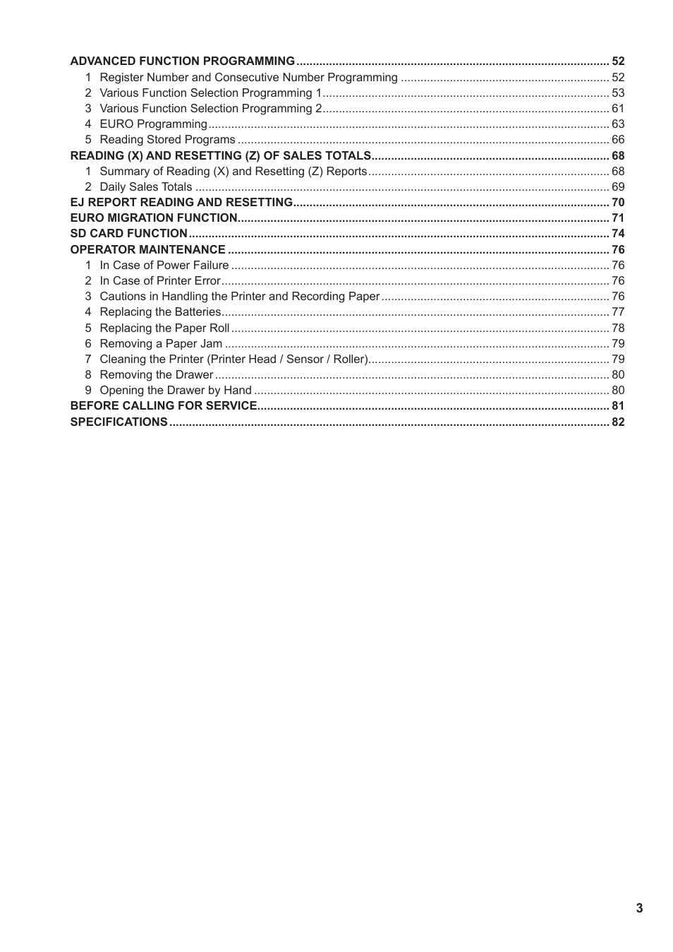 Sharp XE-A137-BK User Manual | Page 5 / 86