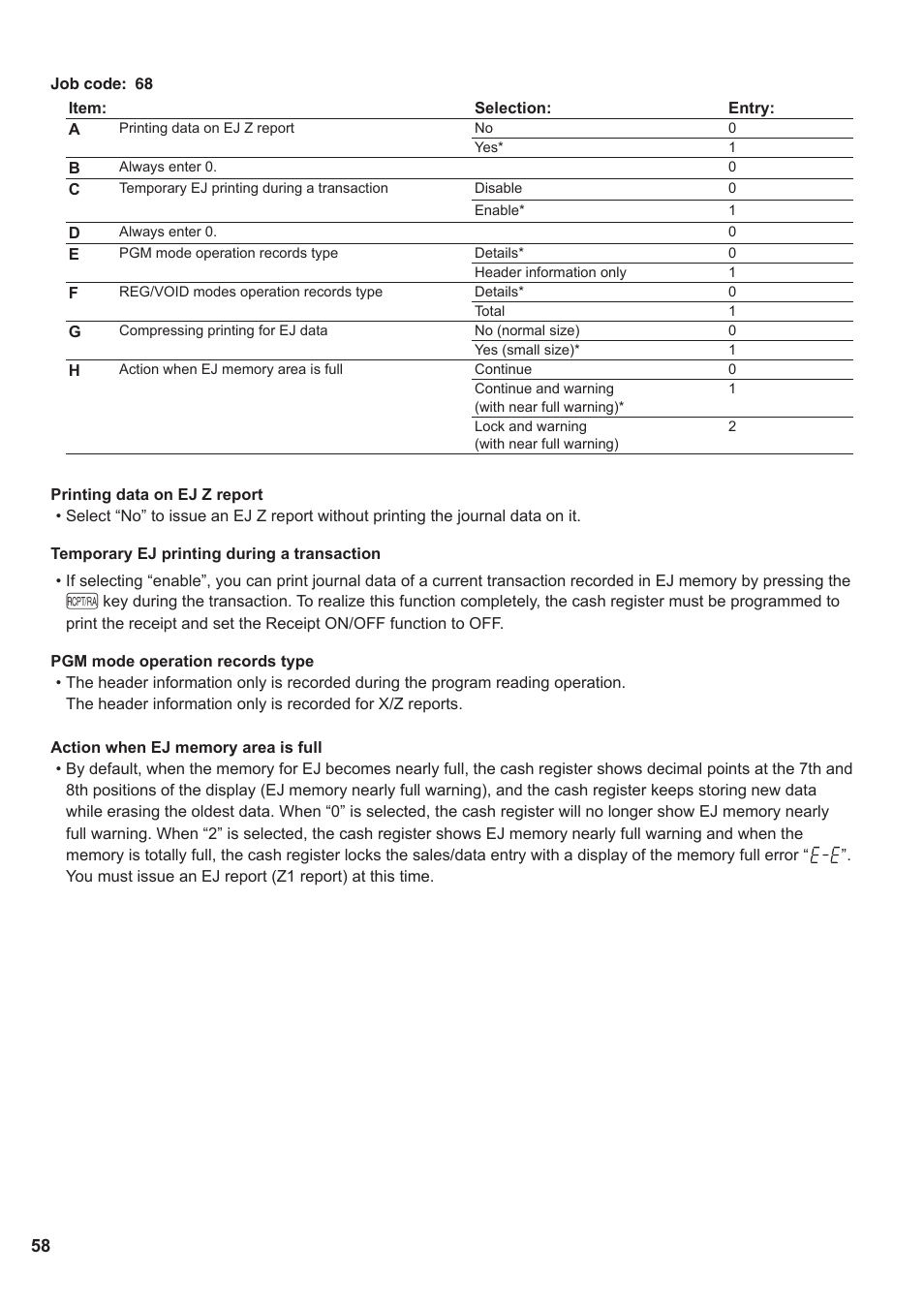 Sharp XE-A137-BK User Manual | Page 60 / 86