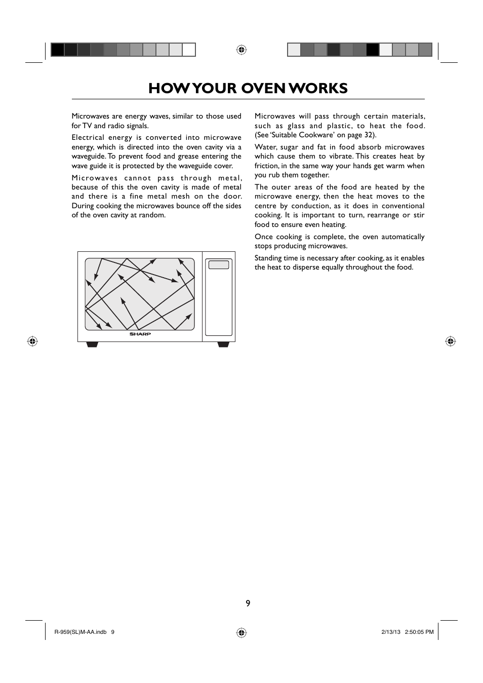 How your oven works | Sharp R-959SLMAA User Manual | Page 11 / 103