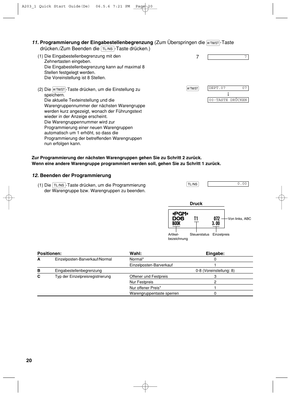 Sharp XE-A203 User Manual | Page 112 / 454