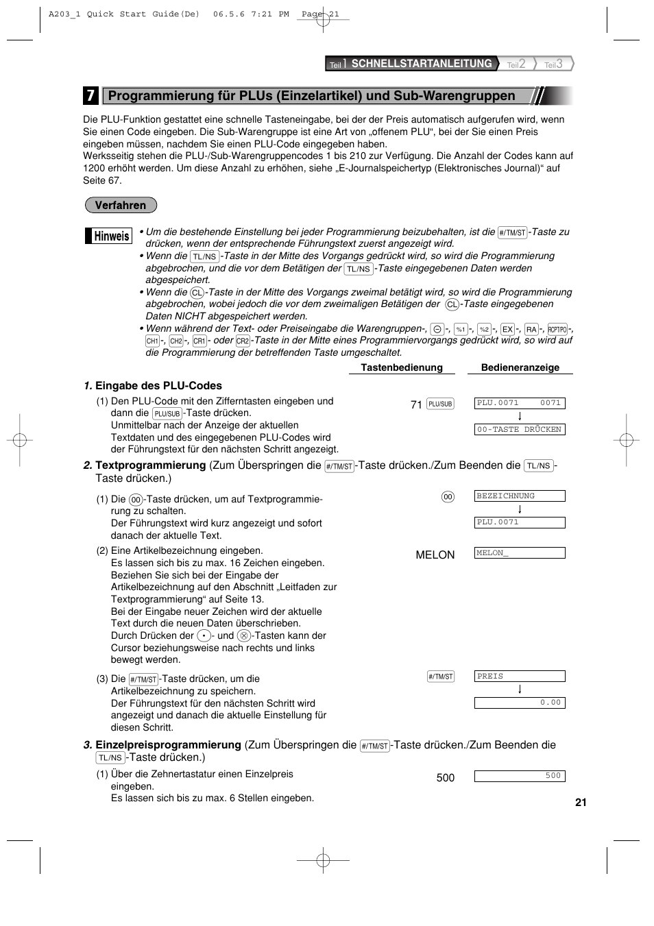 Sharp XE-A203 User Manual | Page 113 / 454
