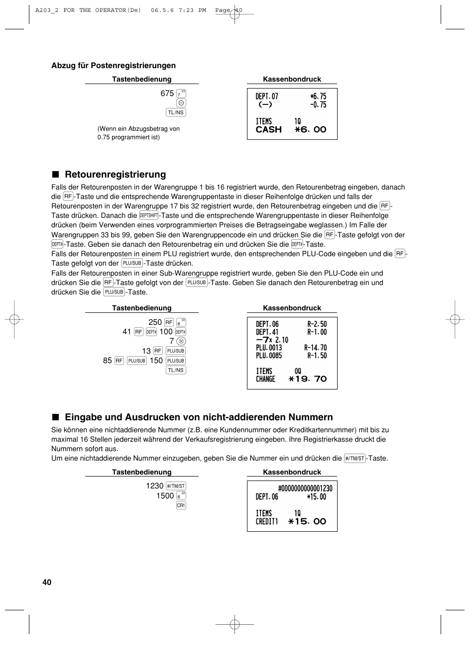 Sharp XE-A203 User Manual | Page 132 / 454