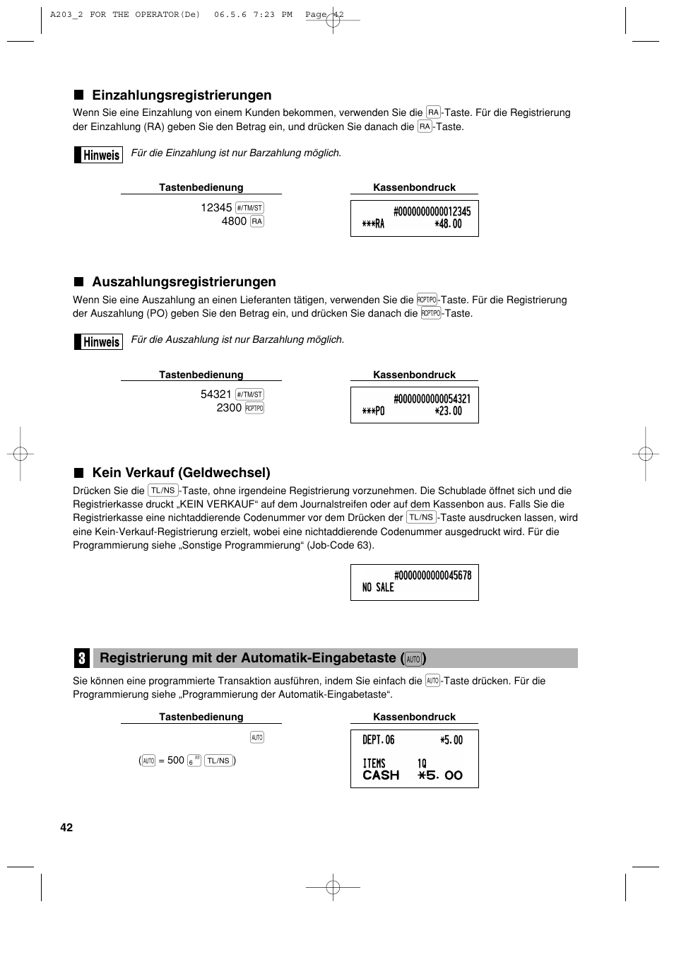 Sharp XE-A203 User Manual | Page 134 / 454