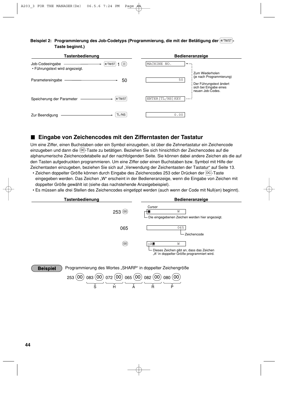 Sharp XE-A203 User Manual | Page 136 / 454