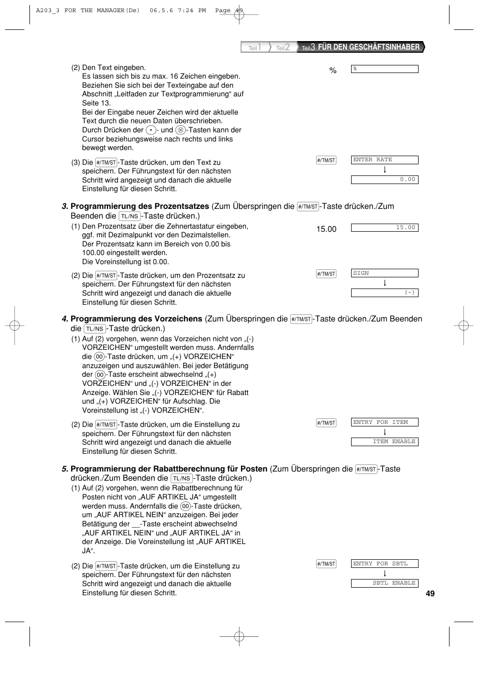 Sharp XE-A203 User Manual | Page 141 / 454