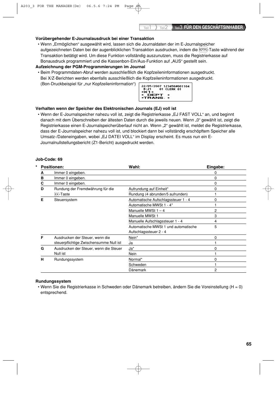 Sharp XE-A203 User Manual | Page 157 / 454