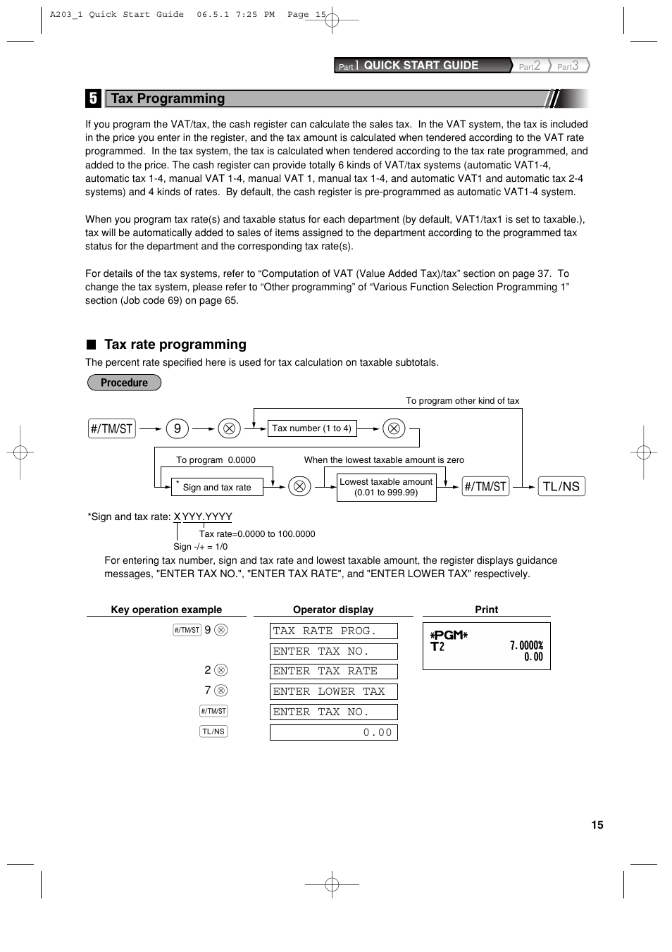 S@ 9 @ @ s a | Sharp XE-A203 User Manual | Page 17 / 454