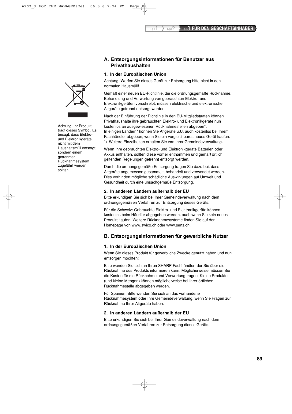 Sharp XE-A203 User Manual | Page 181 / 454