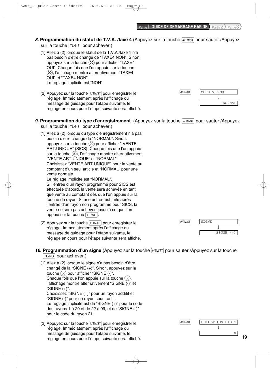 Sharp XE-A203 User Manual | Page 201 / 454