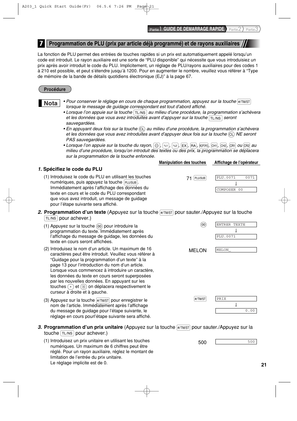 Sharp XE-A203 User Manual | Page 203 / 454