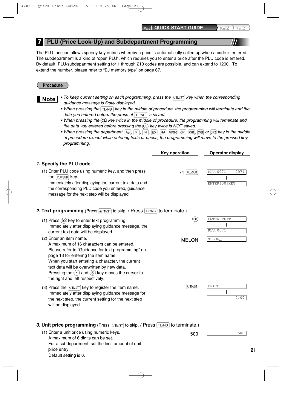 Sharp XE-A203 User Manual | Page 23 / 454