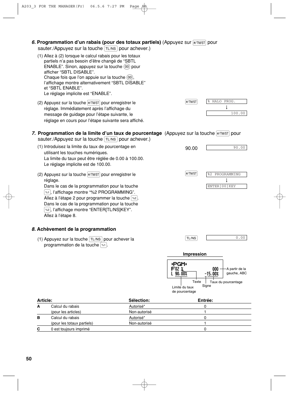 Sharp XE-A203 User Manual | Page 232 / 454