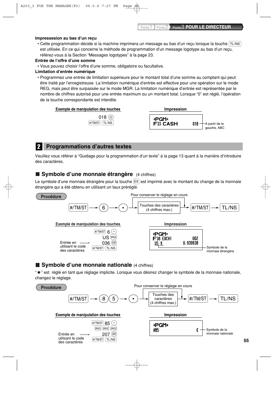 S85 p, As s p 6 | Sharp XE-A203 User Manual | Page 237 / 454