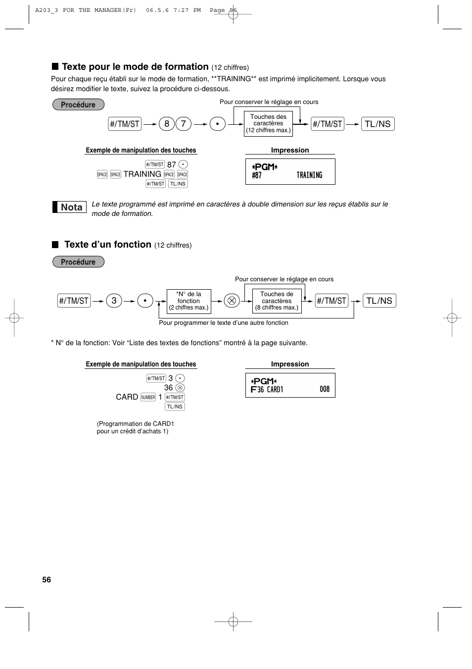 Sp 3, S87 p | Sharp XE-A203 User Manual | Page 238 / 454