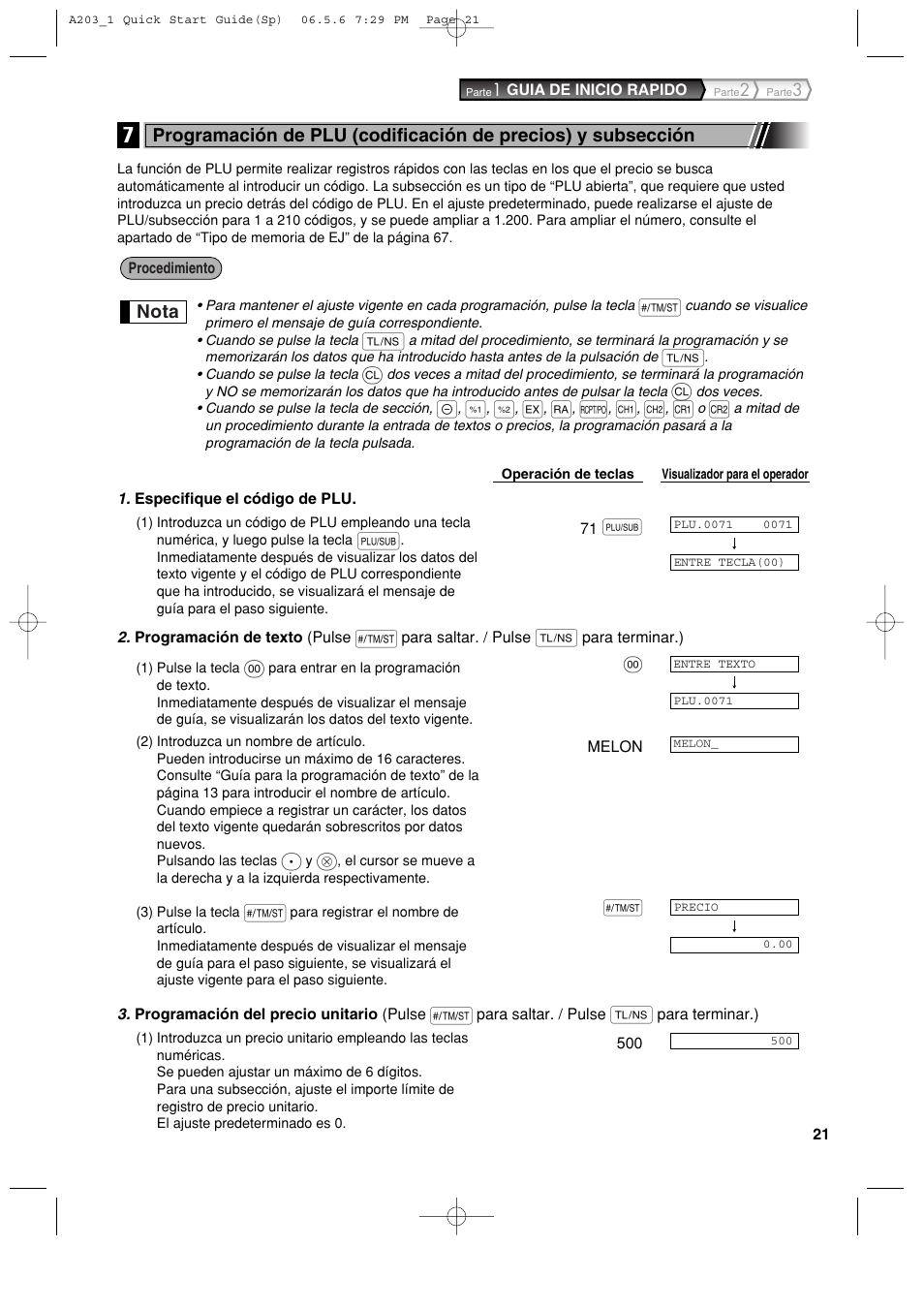 Sharp XE-A203 User Manual | Page 293 / 454