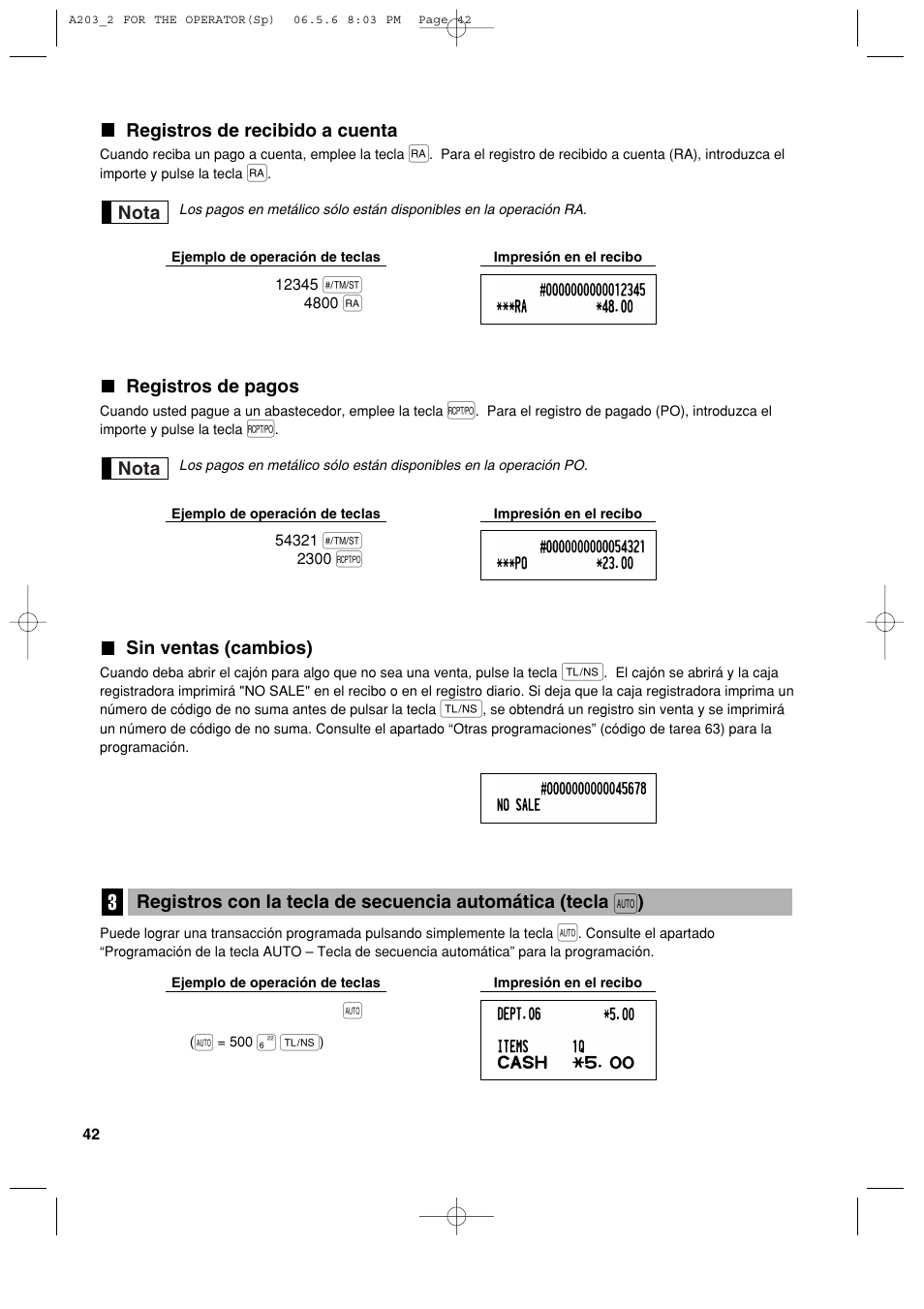 Sharp XE-A203 User Manual | Page 314 / 454