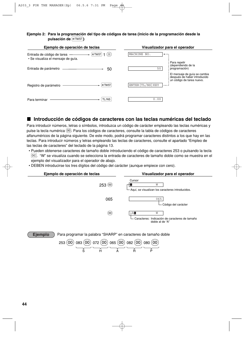 Sharp XE-A203 User Manual | Page 316 / 454