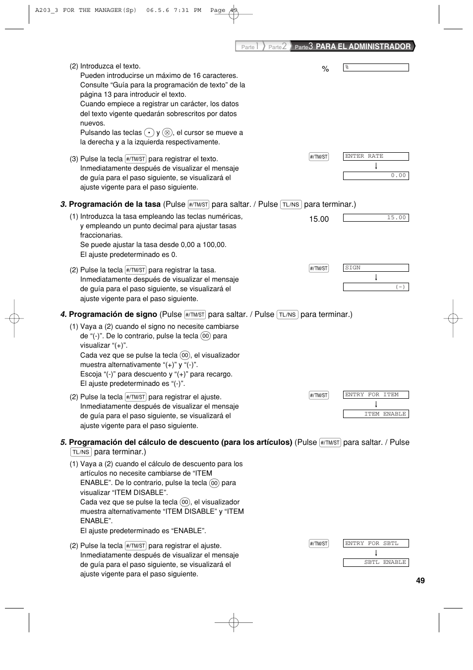 Sharp XE-A203 User Manual | Page 321 / 454