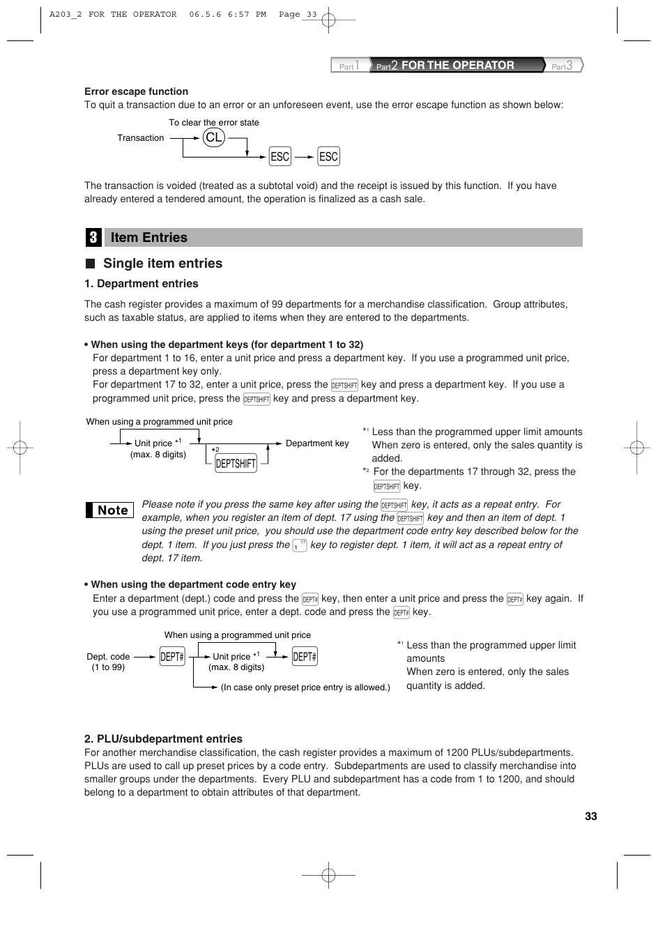 Sharp XE-A203 User Manual | Page 35 / 454