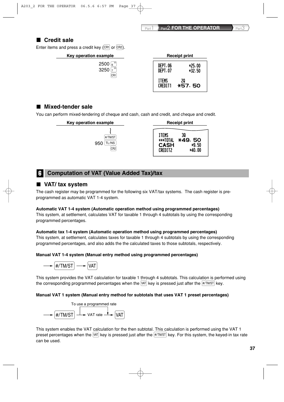 Sharp XE-A203 User Manual | Page 39 / 454