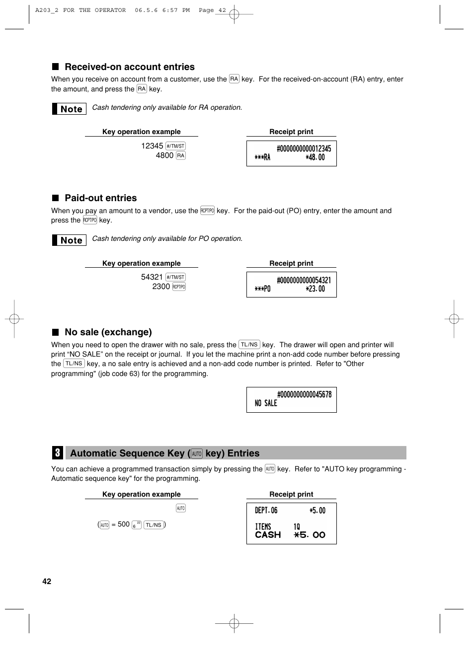 Sharp XE-A203 User Manual | Page 44 / 454
