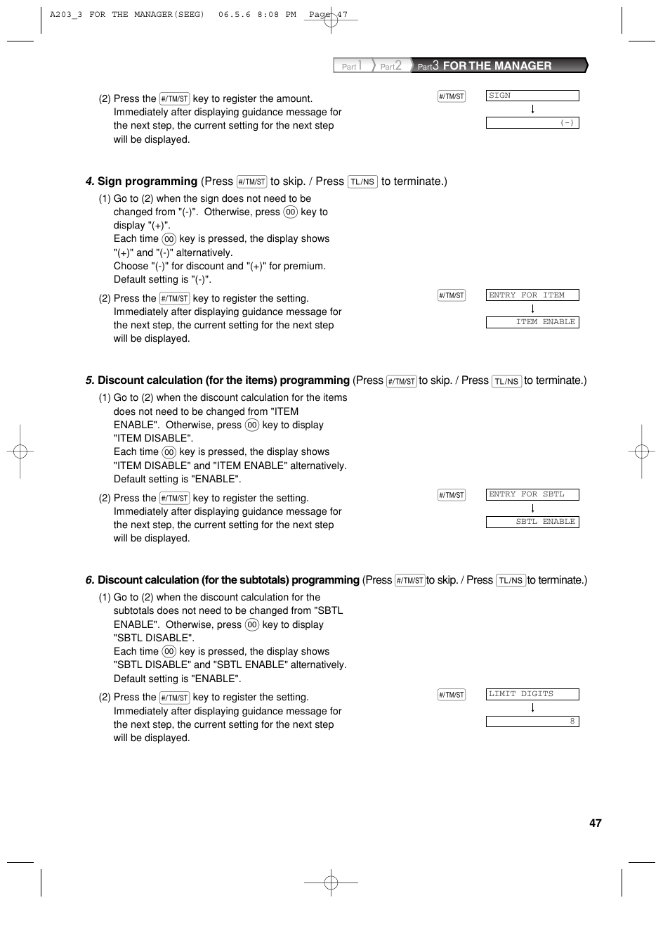 Sharp XE-A203 User Manual | Page 49 / 454