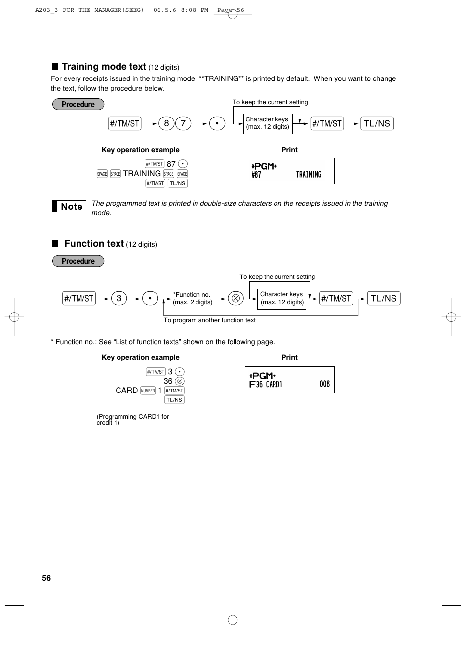 Sp 3, S87 p | Sharp XE-A203 User Manual | Page 58 / 454