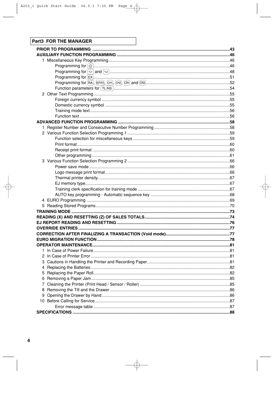 Sharp XE-A203 User Manual | Page 6 / 454