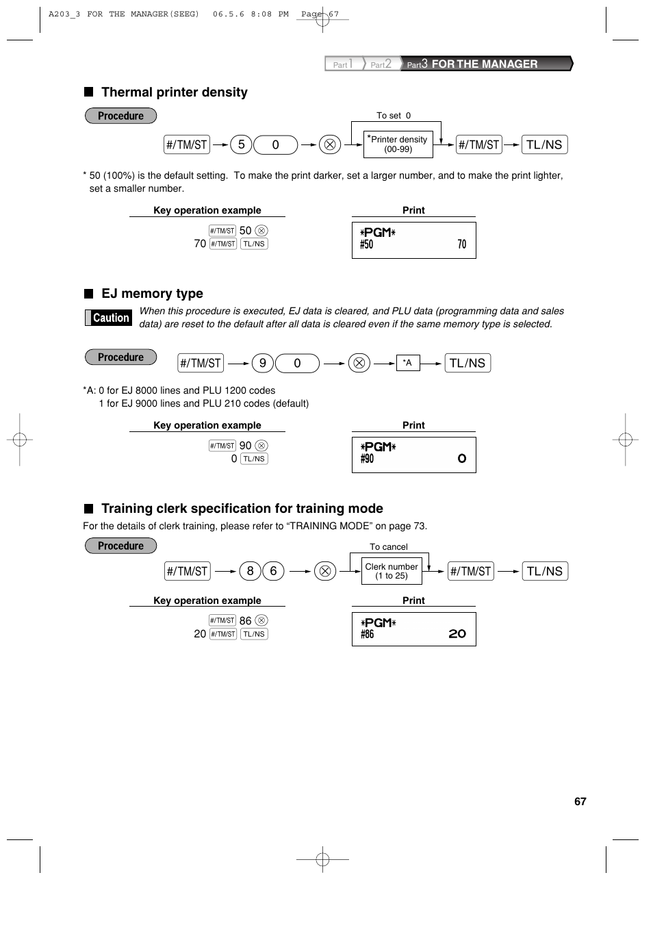 S86 @ a, S@ 90 | Sharp XE-A203 User Manual | Page 69 / 454