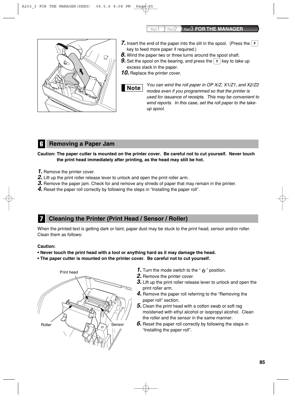 Sharp XE-A203 User Manual | Page 87 / 454