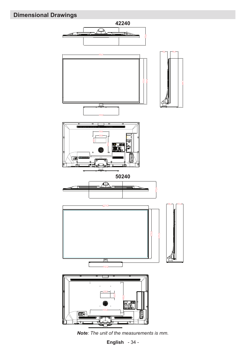 Sharp LC-42LE761K User Manual | Page 35 / 39