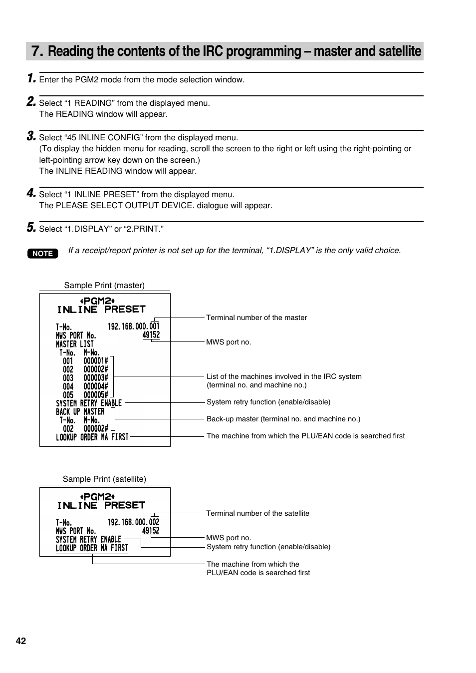 Sharp UP-3500 User Manual | Page 43 / 59