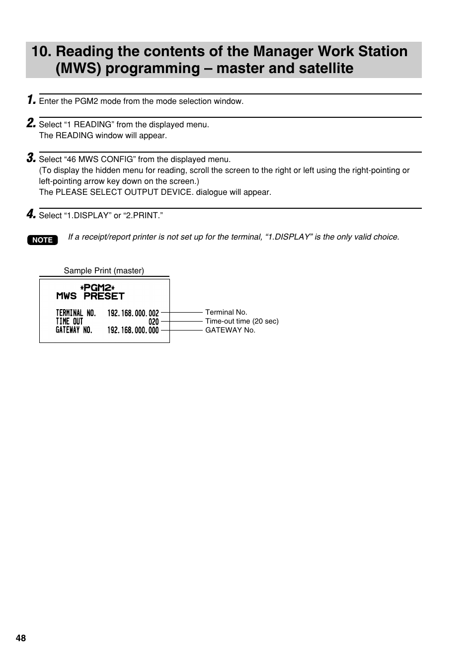 Sharp UP-3500 User Manual | Page 49 / 59