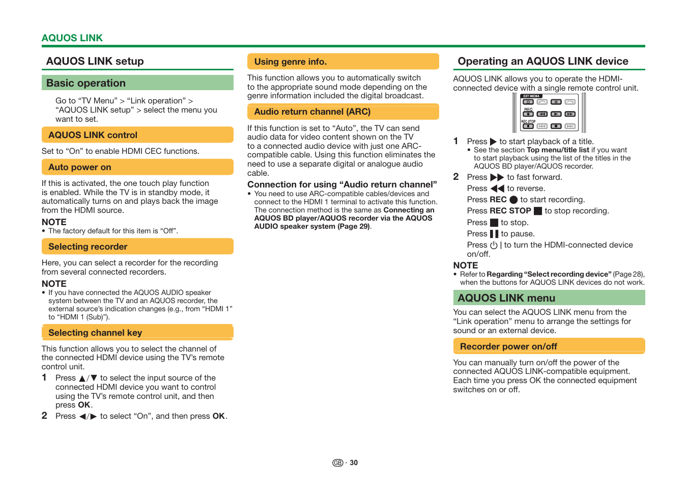 Sharp LC-60UD20KN User Manual | Page 32 / 89