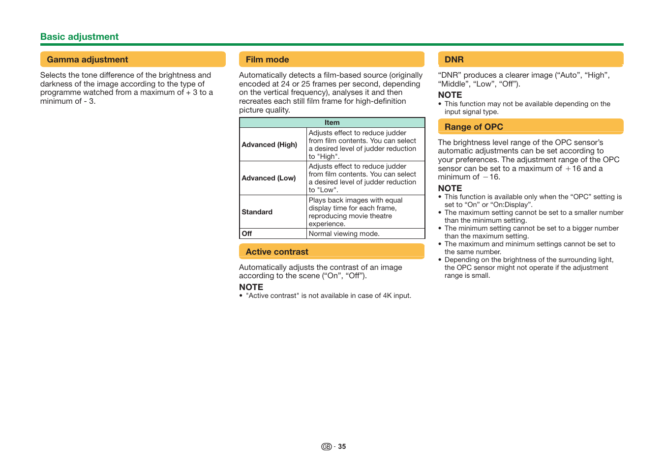 Sharp LC-60UD20KN User Manual | Page 37 / 89