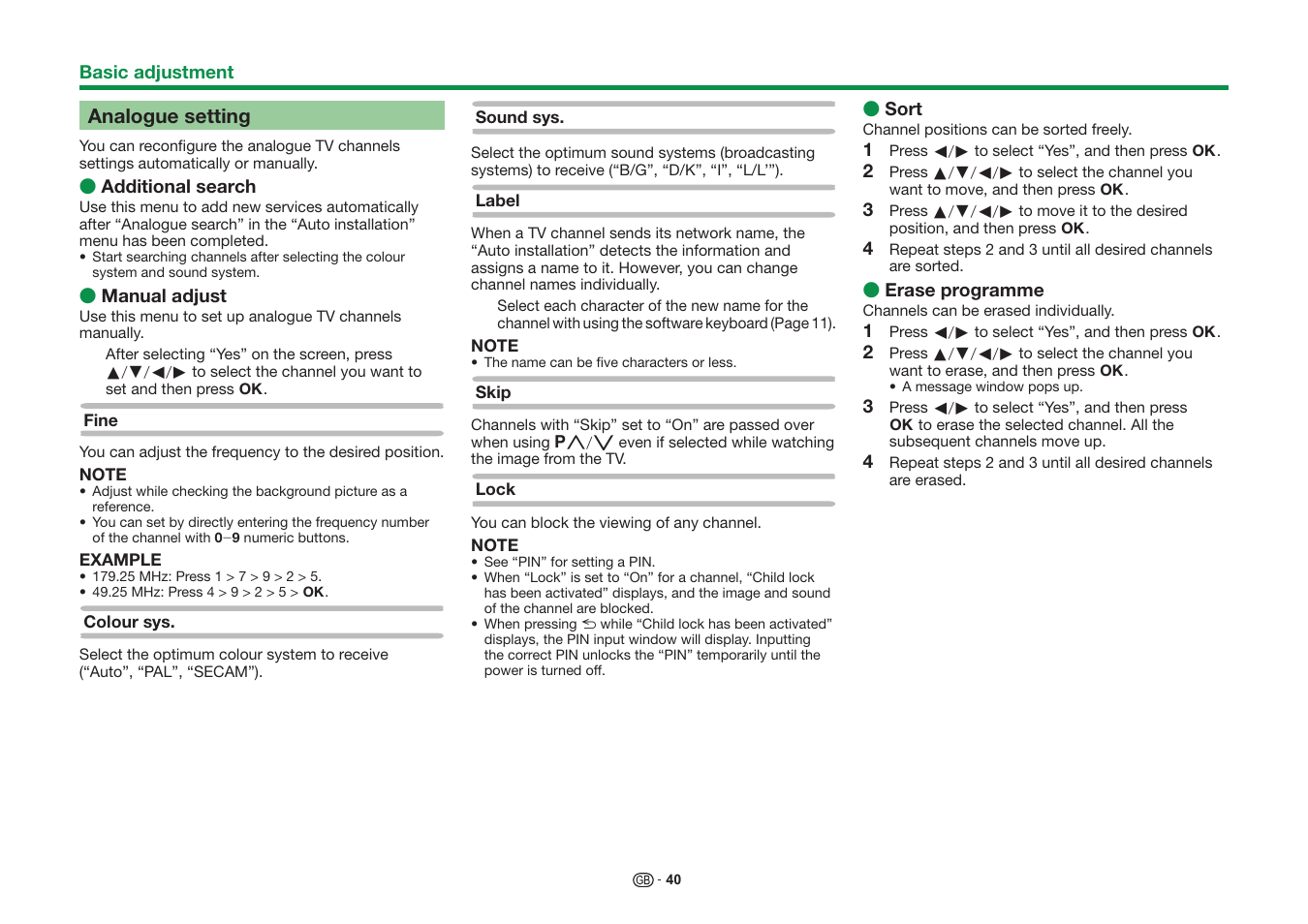 Sharp LC-60UD20KN User Manual | Page 42 / 89