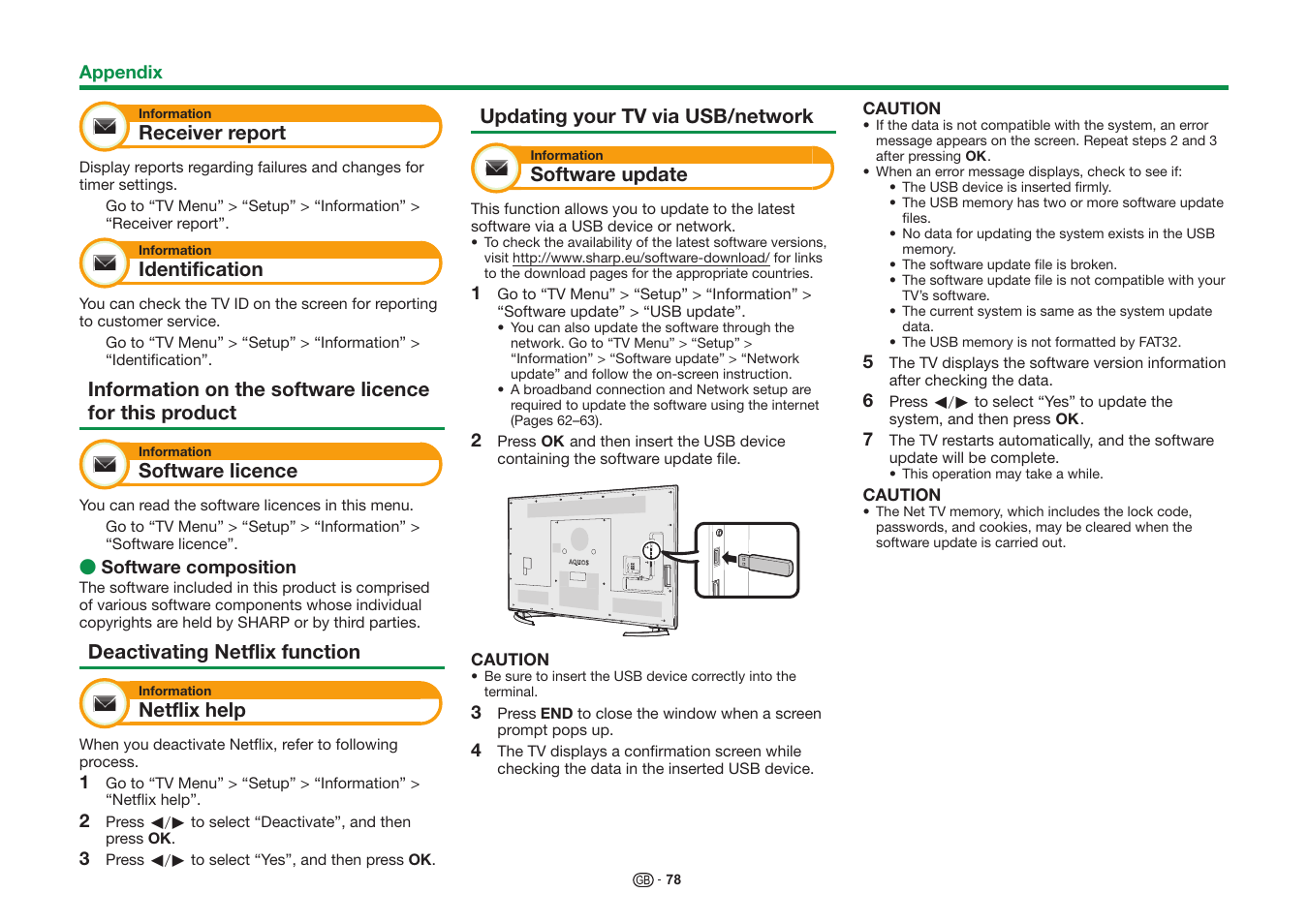 Sharp LC-60UD20KN User Manual | Page 80 / 89