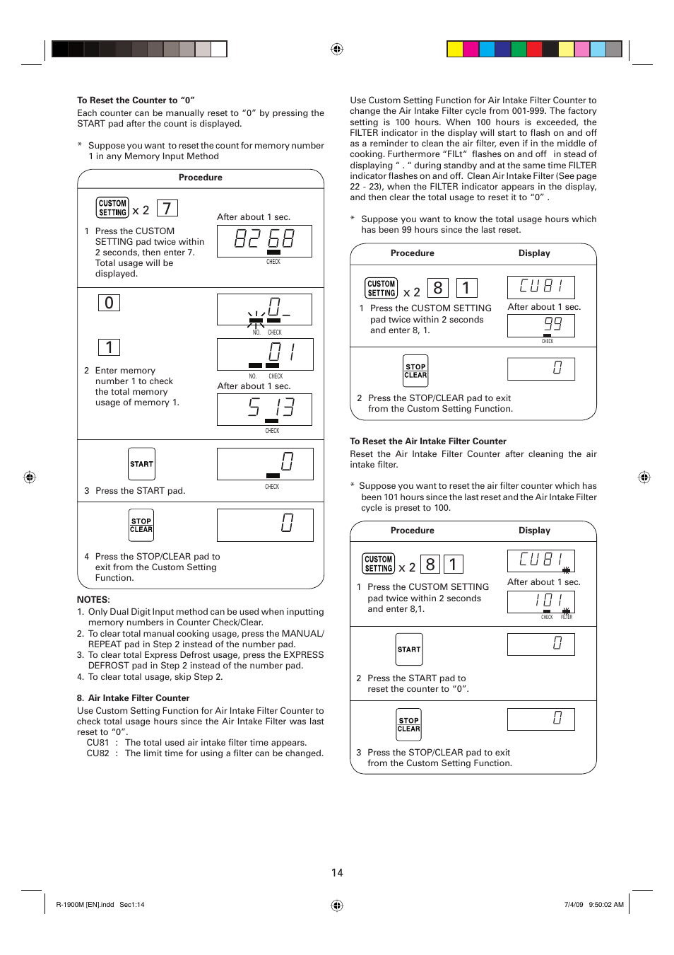 Sharp R-1900M User Manual | Page 15 / 42