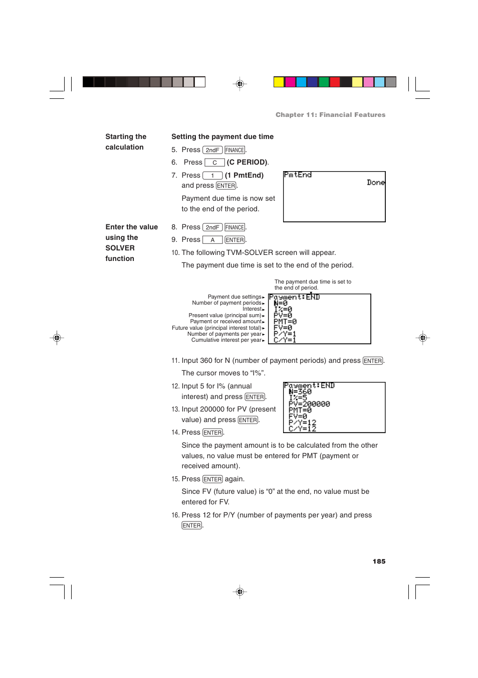 Sharp EL-9900 User Manual | Page 195 / 284