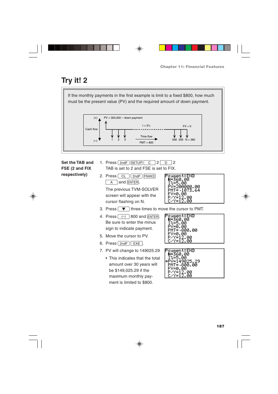 Try it! 2 | Sharp EL-9900 User Manual | Page 197 / 284