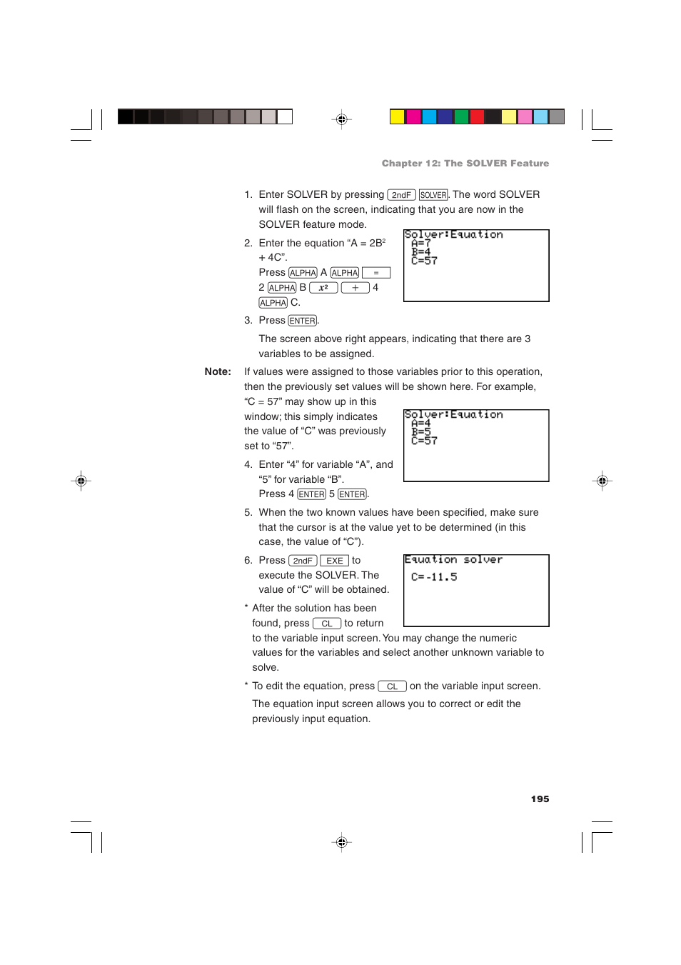 Sharp EL-9900 User Manual | Page 205 / 284