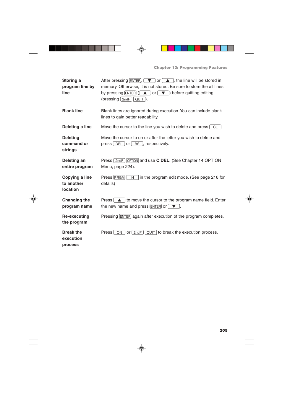 Sharp EL-9900 User Manual | Page 215 / 284